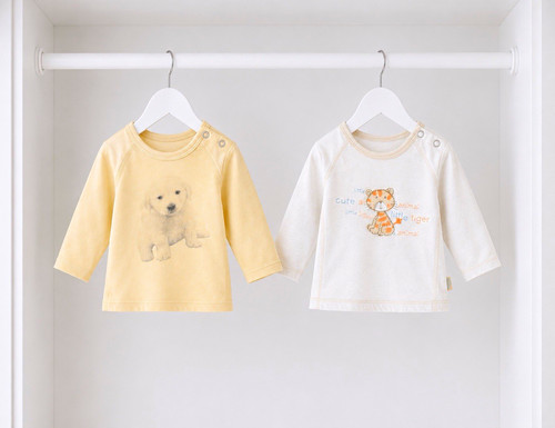 Baby shirt 2er - h&m, langarm