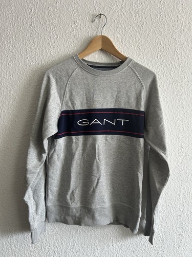 Gant herren sweatshirt grau - gant,