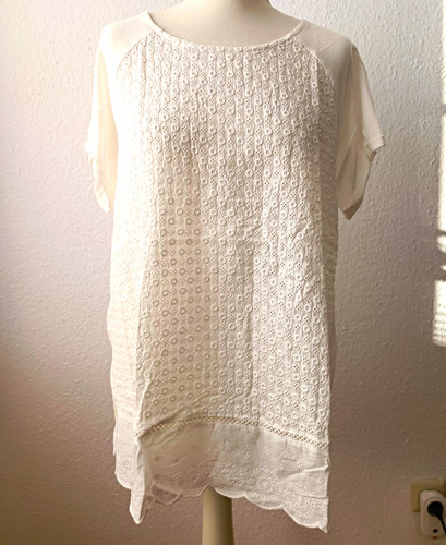 Damen shirt tunika weiß - damen,