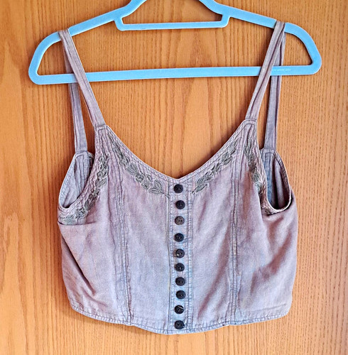 Terré damen trägershirt grau - terré,