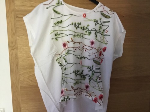Hübsches shirt mit stickerei - shirt,