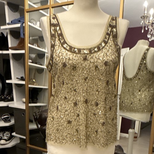 Damen trägershirt gold - trägershirt,