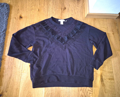 Sweatshirt s schwarz - h&m,
