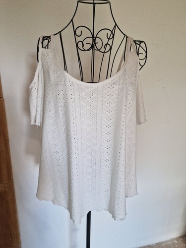 Shirt weiß mit stickerei - weiß, gr