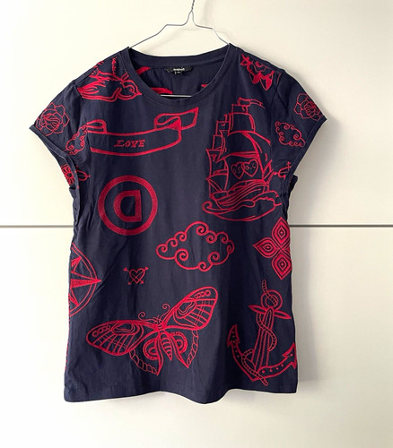 Desigual damen shirt - t-shirt, xs