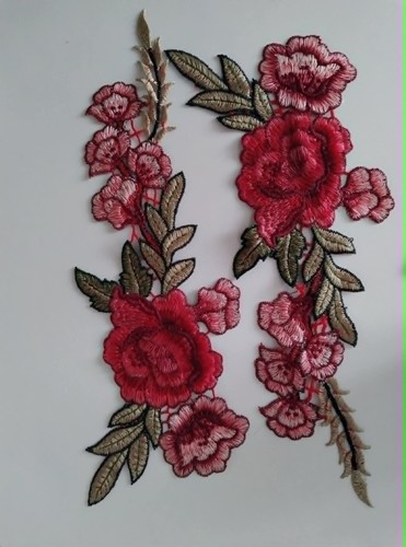 Stück aufnäher rosenranke - aufnäher,