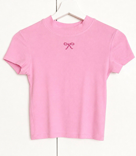 Schleifen shirt rosa - schleifen,