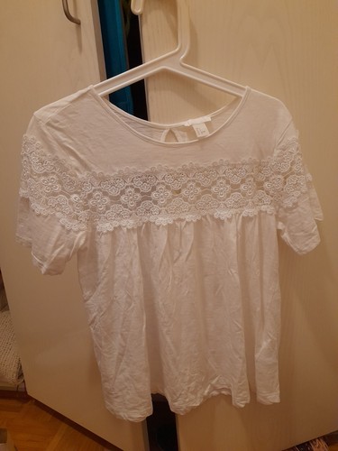 Shirt weiss stickerei - weiss,