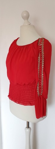 Blusenshirt tunika rot made - blusenshirt,