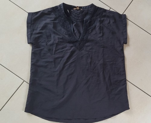 Bluse shirt schwarz mit - bluse,