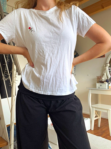 Damen shirt weiß - na-kd, t-shirt