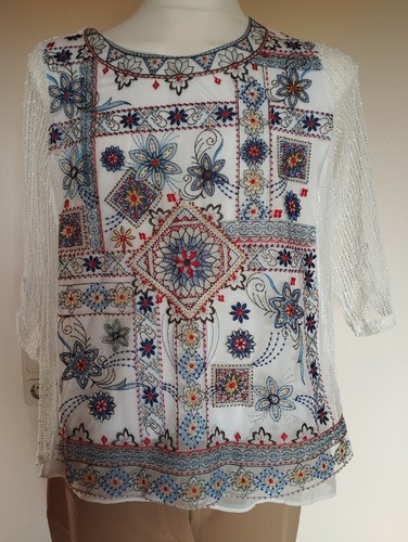 Doppel shirt mit - l-,