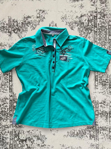 Rabe damen poloshirt türkis - rabe,